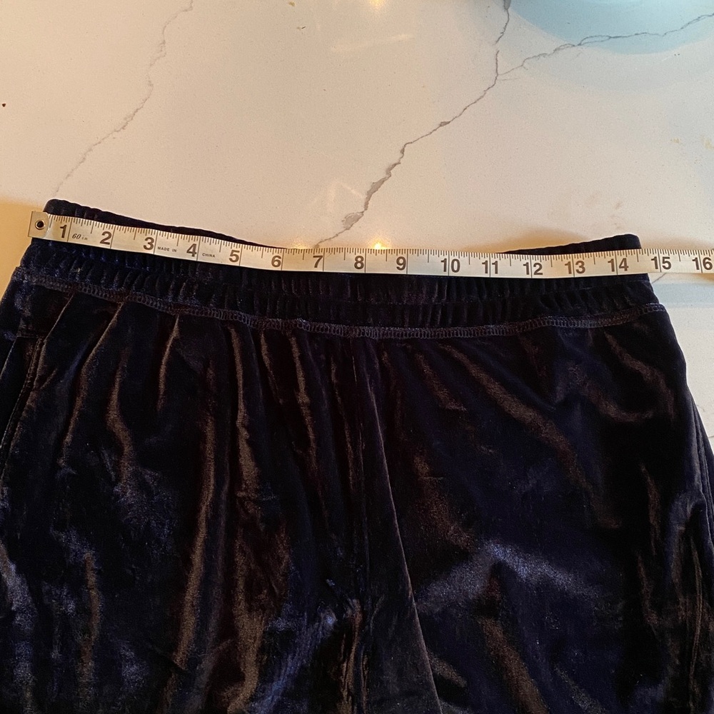 🆕 Fabletics Velour Joggers in Navy - Picture 7 of 7
